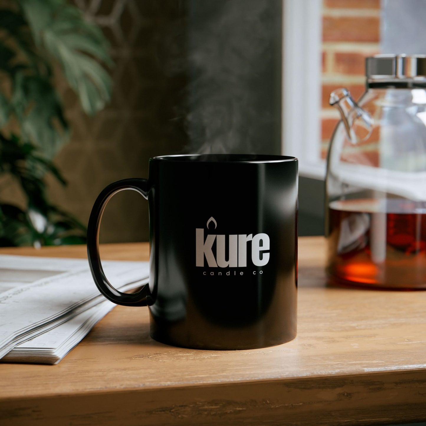 Kure Candle Company Black Logo Mug — 11oz